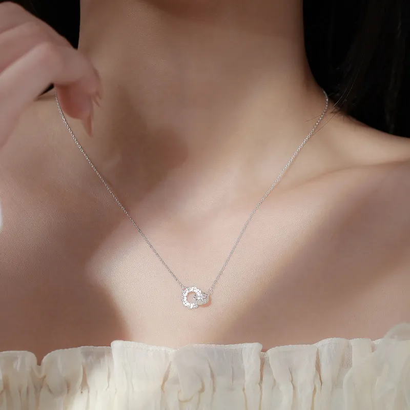 Happy Tide S999 Fine Silver Necklaces Women's-2