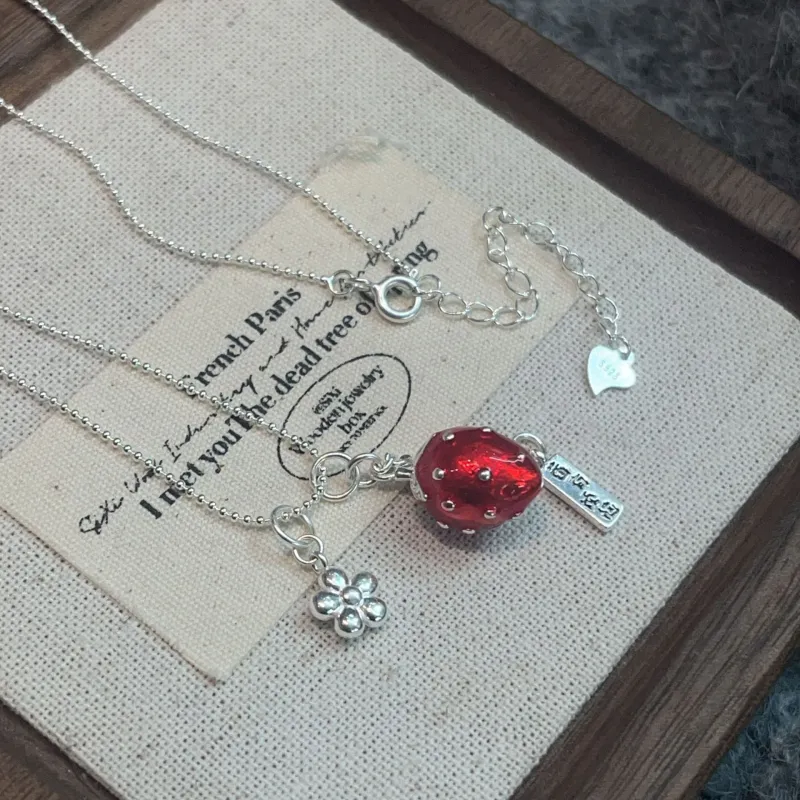 Happy Tide S925 Silver Necklaces Women's-2