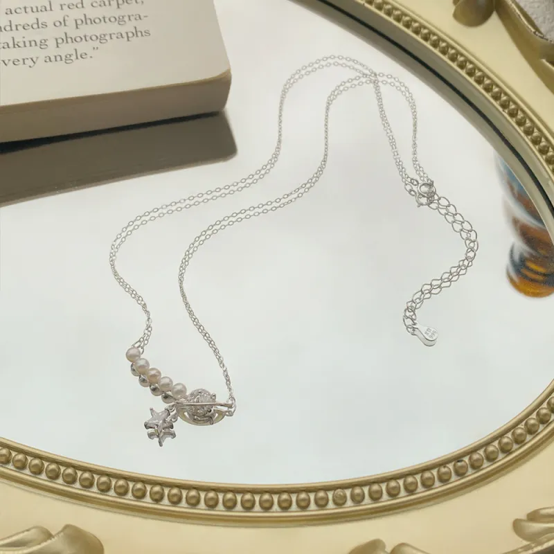 Happy Tide S999 Fine Silver Necklaces Women's-3
