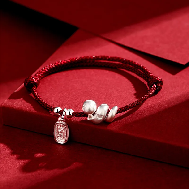 Happy Tide S999 Fine Silver Bracelets Unisex-2