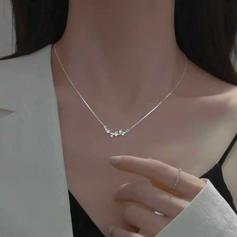 Happy Tide S925 Silver Necklaces Women's-2