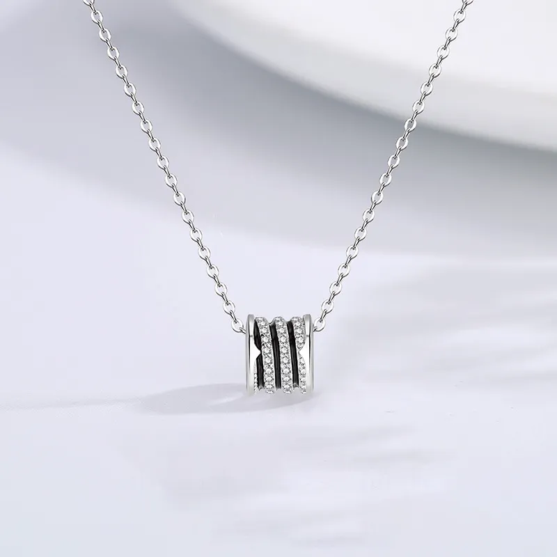 Happy Tide S 999 Fine Silver Necklaces Women's-4