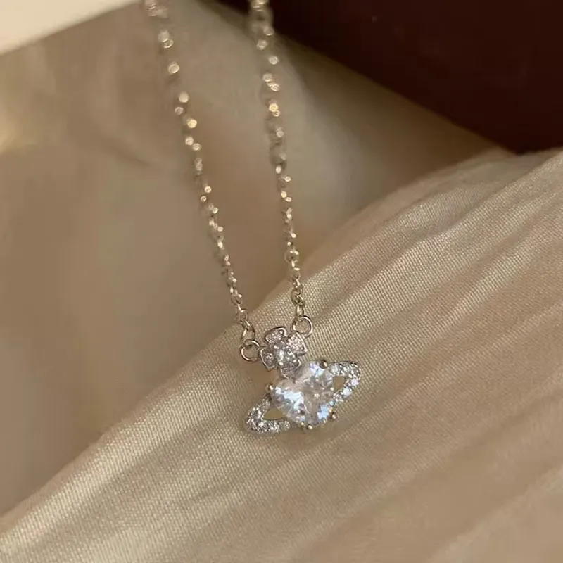 Happy Tide S925 Silver Necklaces Women's-3