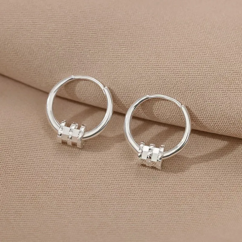 Happy Tide S999 Fine Silver Earrings Women's-3