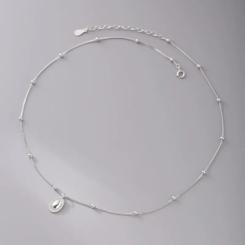 Happy Tide S925 Silver Necklaces Women's-3