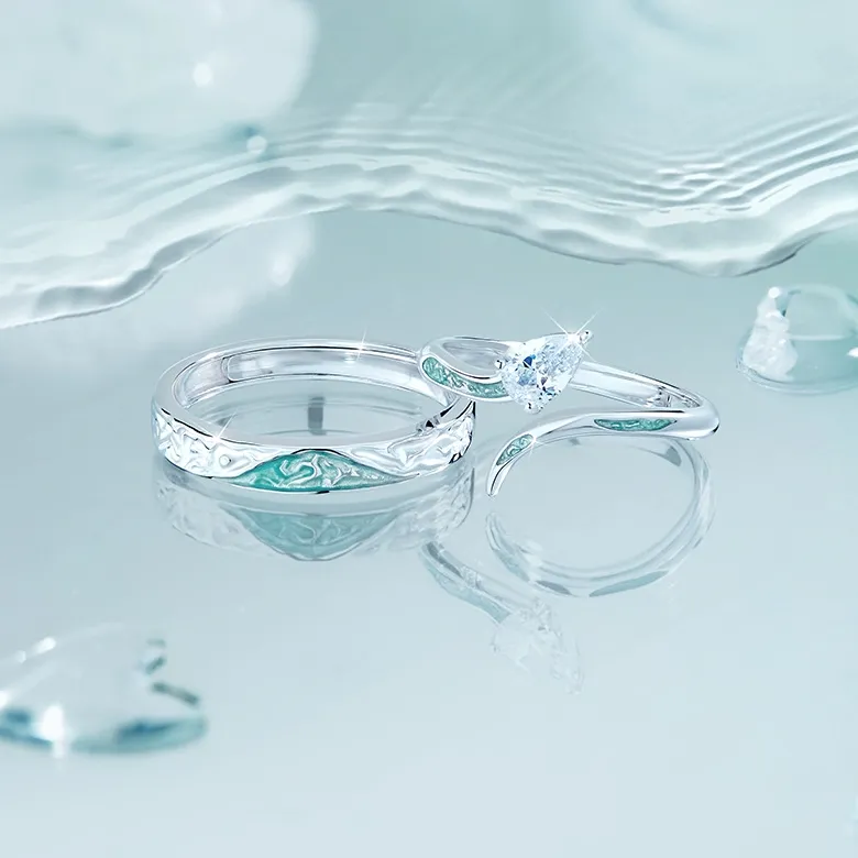 Happy Tide S925 Silver Rings Unisex-1