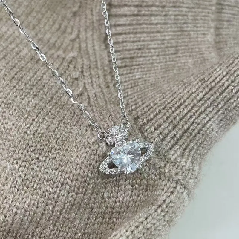 Happy Tide S925 Silver Necklaces Women's-2