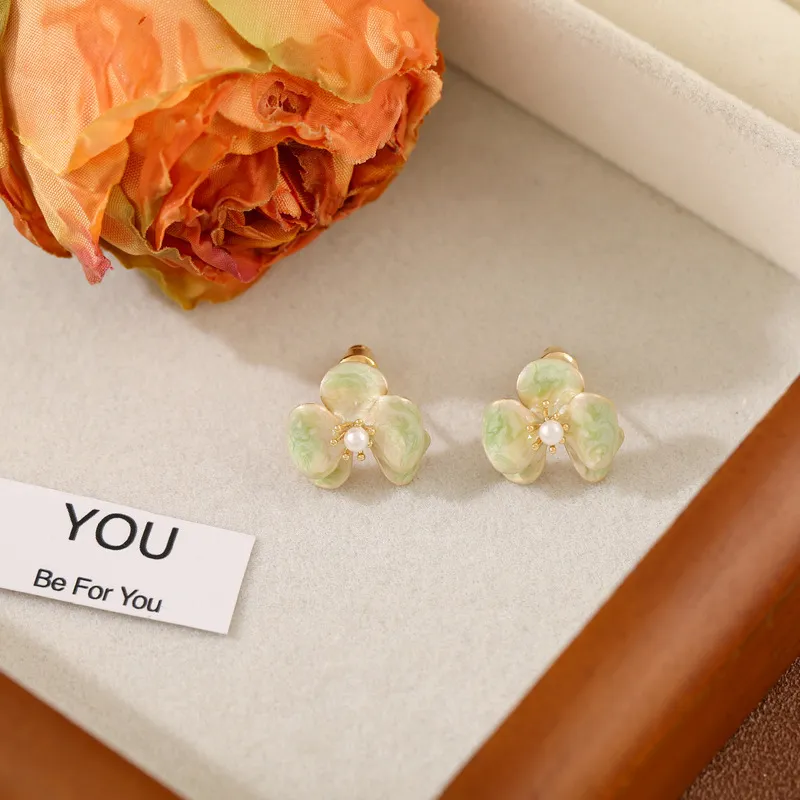Happy Tide Alloy Earrings Women's-3