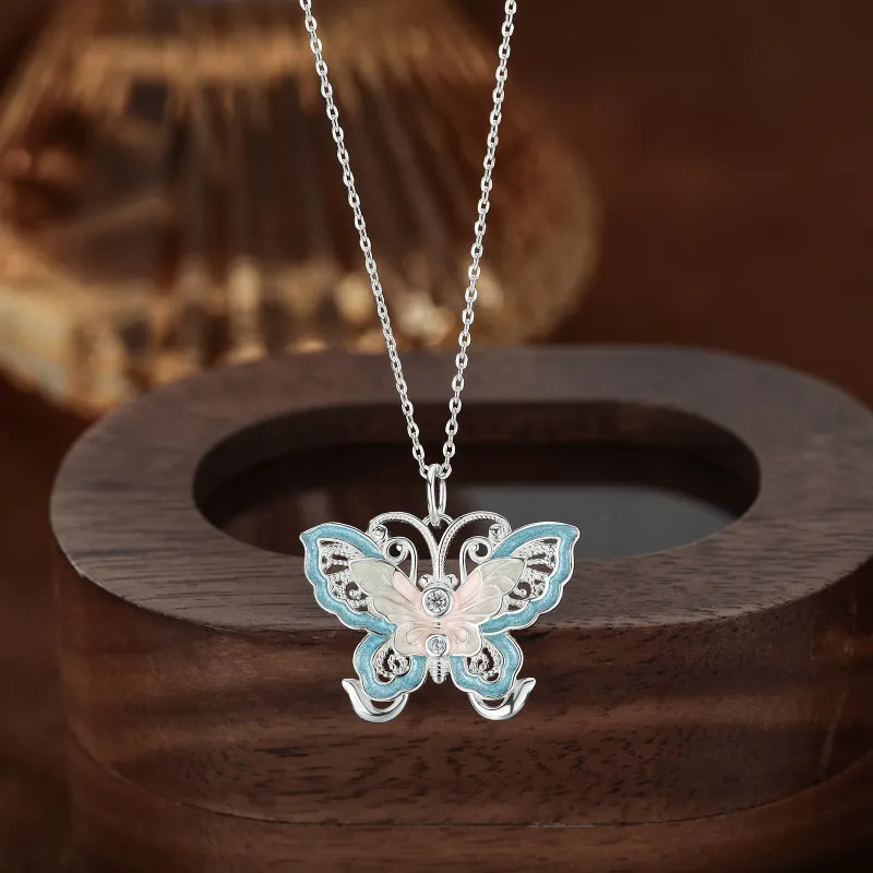 Happy Tide S999 Fine Silver Necklaces Women's-2