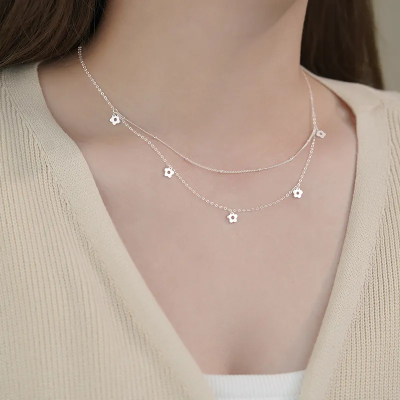 Happy Tide S925 Silver Necklaces Women's-1