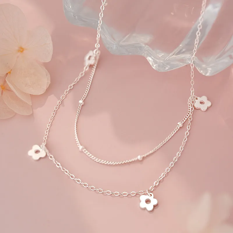 Happy Tide S925 Silver Necklaces Women's-4