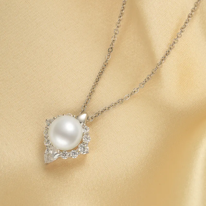 Happy Tide S925 Sterling Silver Necklaces Women's-1