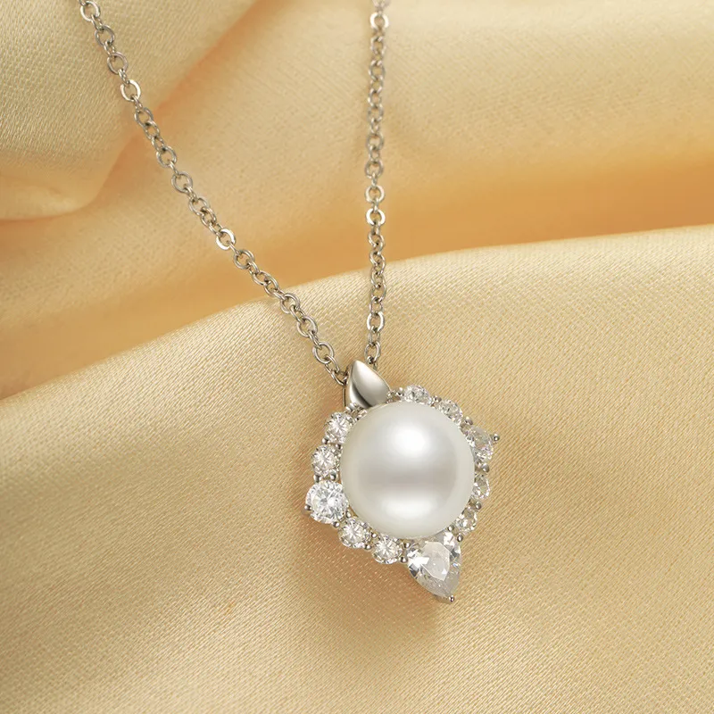 Happy Tide S925 Sterling Silver Necklaces Women's-2