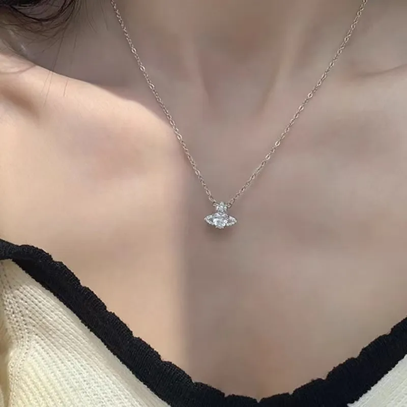 Happy Tide S925 Silver Necklaces Women's-4