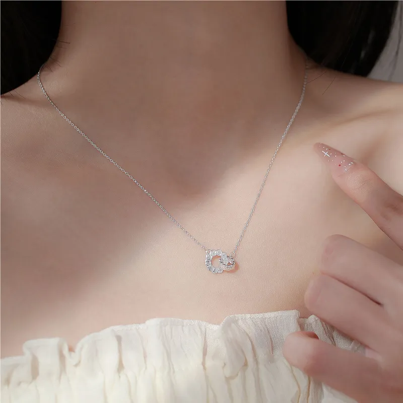 Happy Tide S999 Fine Silver Necklaces Women's-1