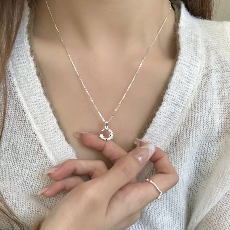 Happy Tide S925 Silver Necklaces Women's-1