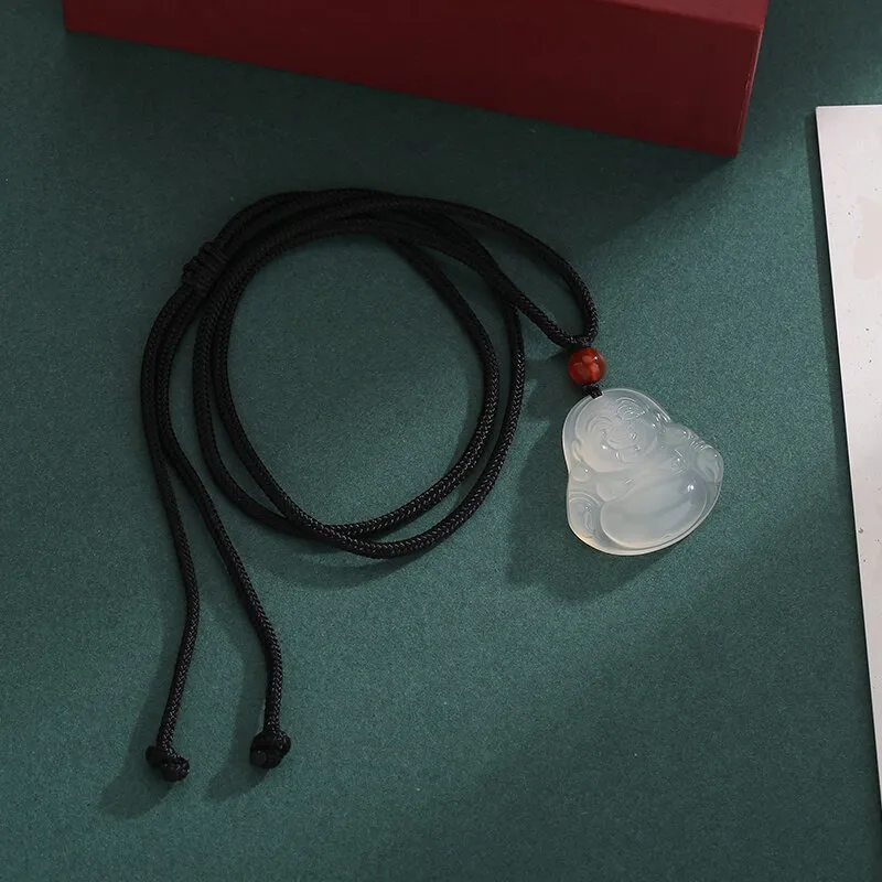 Happy Tide Chalcedony Necklaces Women's-2