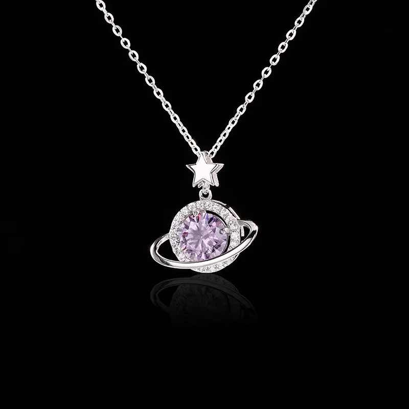 Happy Tide S925 Silver Necklaces Women's-4