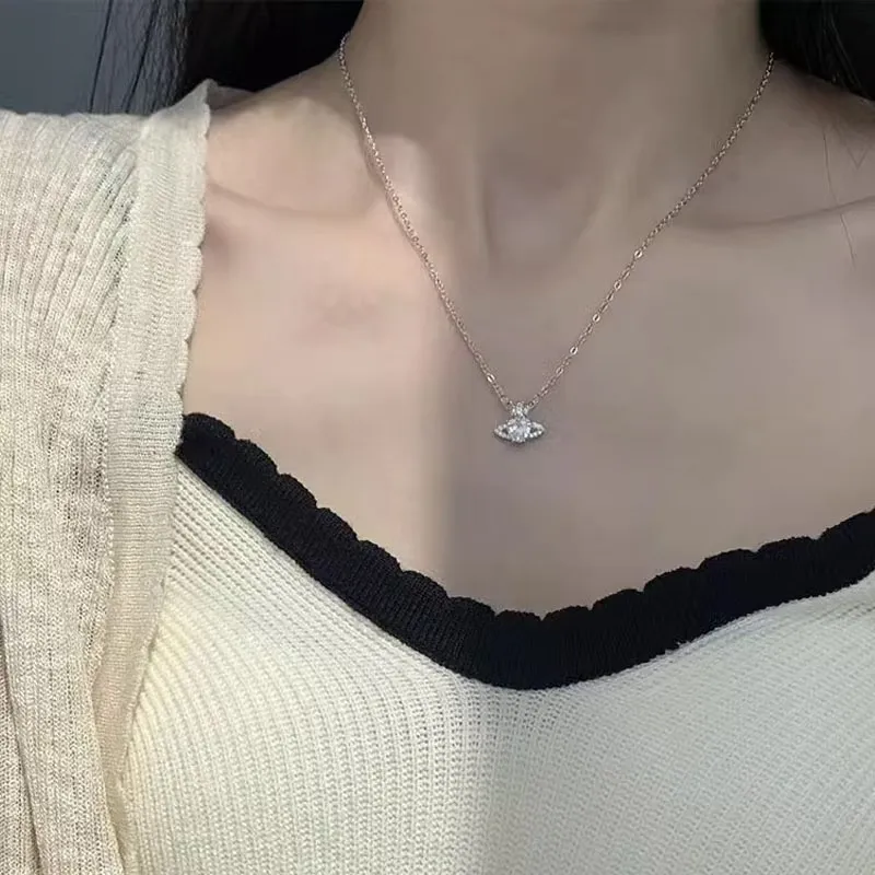 Happy Tide S925 Silver Necklaces Women's-1