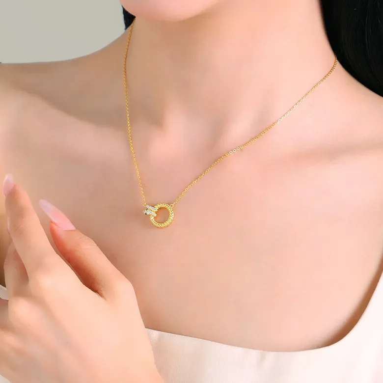 Happy Tide S925 Silver Necklaces Women's-2