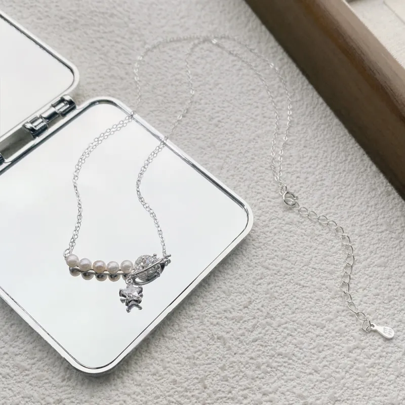 Happy Tide S999 Fine Silver Necklaces Women's-2