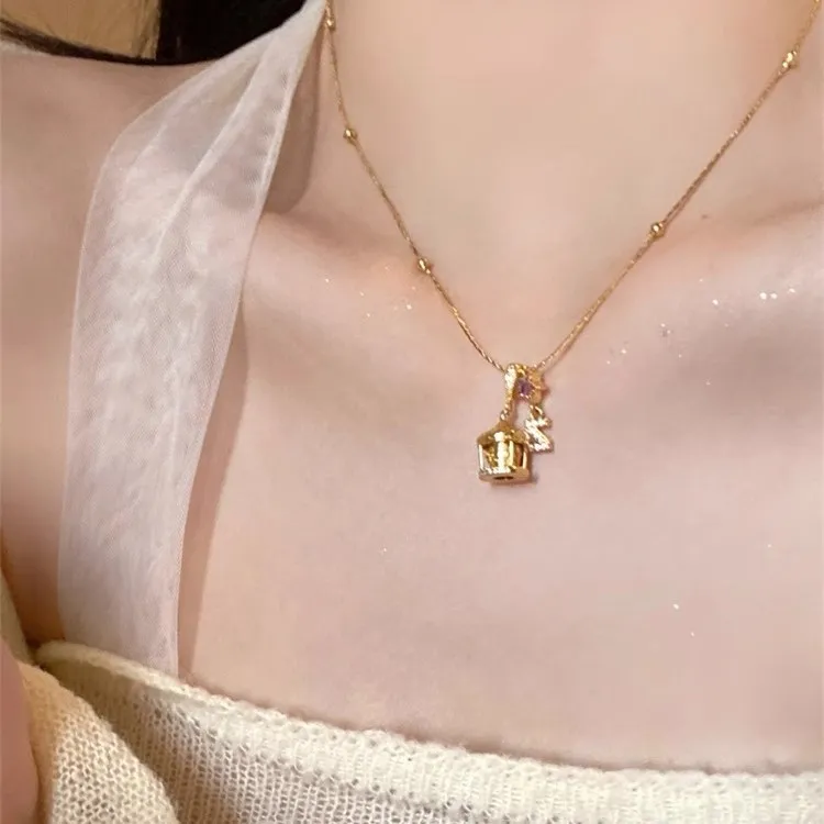 Happy Tide S925 Silver Necklaces Women's-1