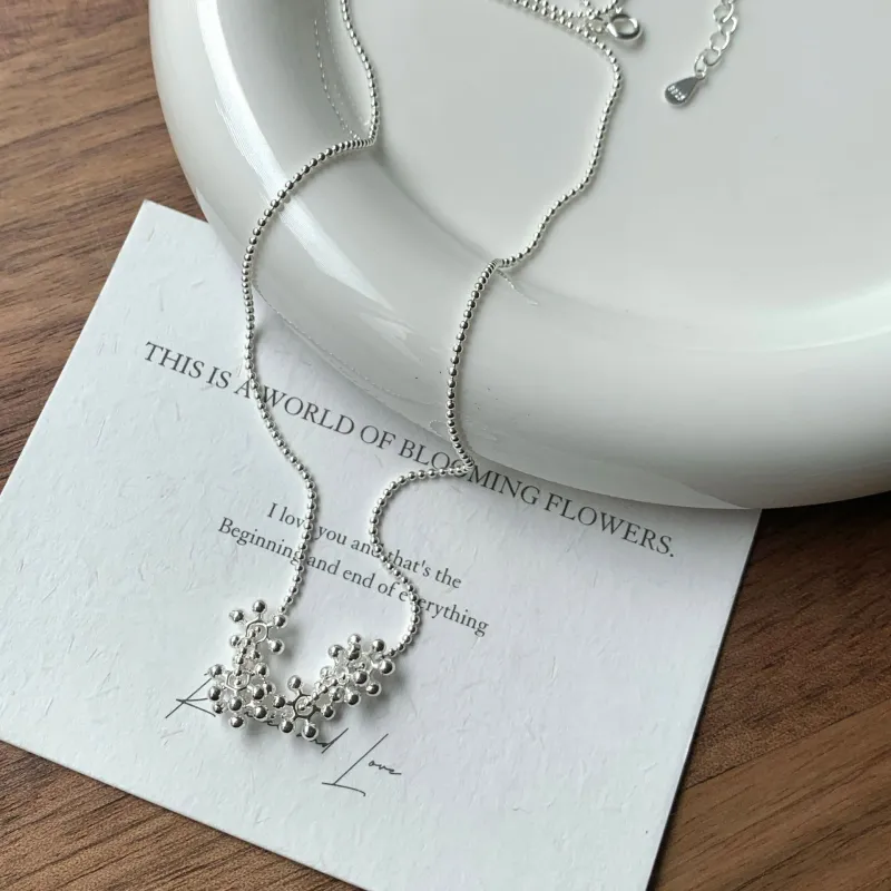 Happy Tide S925 Silver Necklaces Women's-5