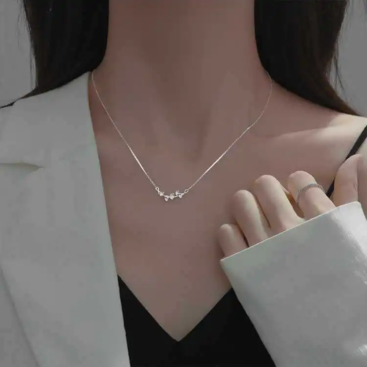 Happy Tide S925 Silver Necklaces Women's-1