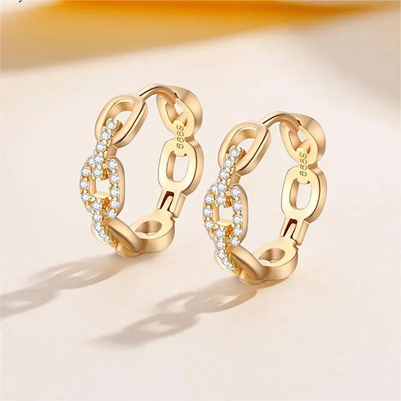 Happy Tide S999 Fine Silver Earrings Women's-2