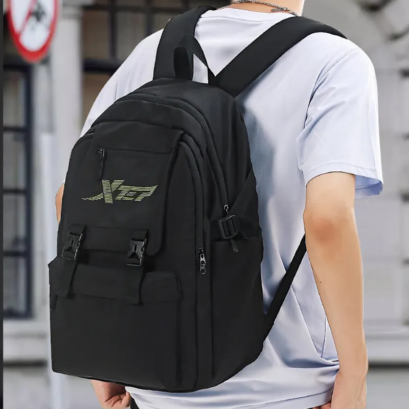 XTEP Oxford Backpack Unisex Red White-9
