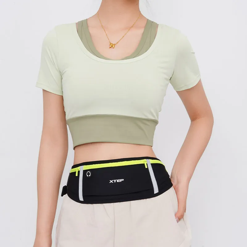 XTEP Polyamide Fanny Pack Unisex Black-1