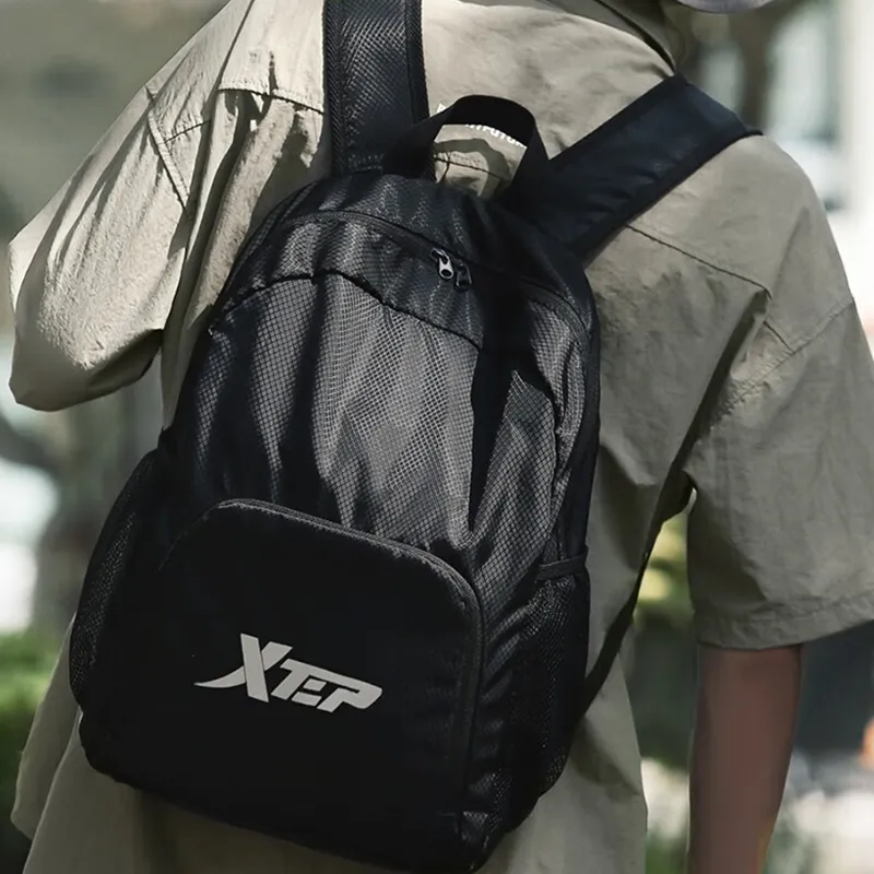 XTEP Polyester Backpack Regular Unisex Black-5