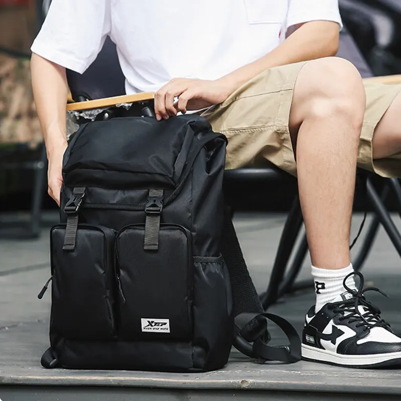 XTEP Polyester Backpack Regular Unisex Black-5