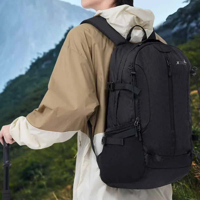 XTEP Fabric Backpack Regular Unisex Black-3