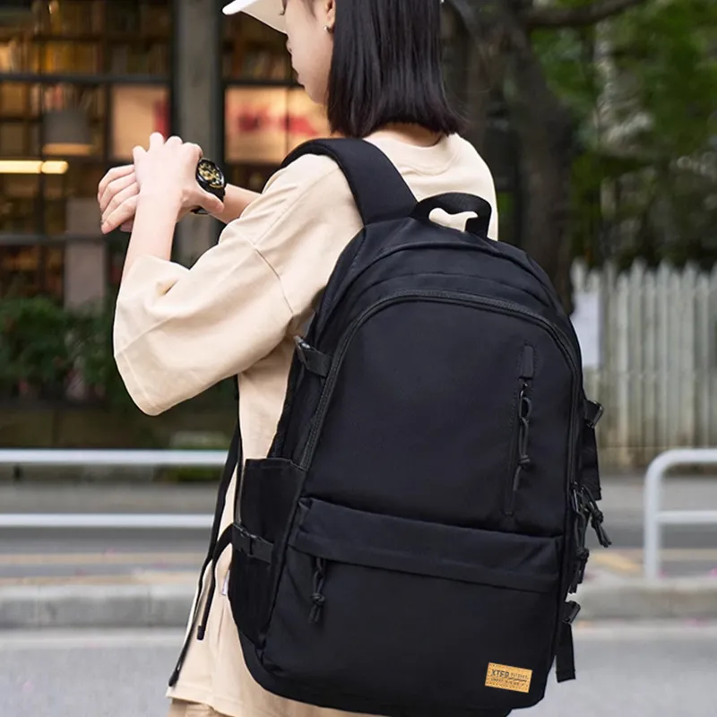 XTEP Oxford Backpack Unisex Black-3