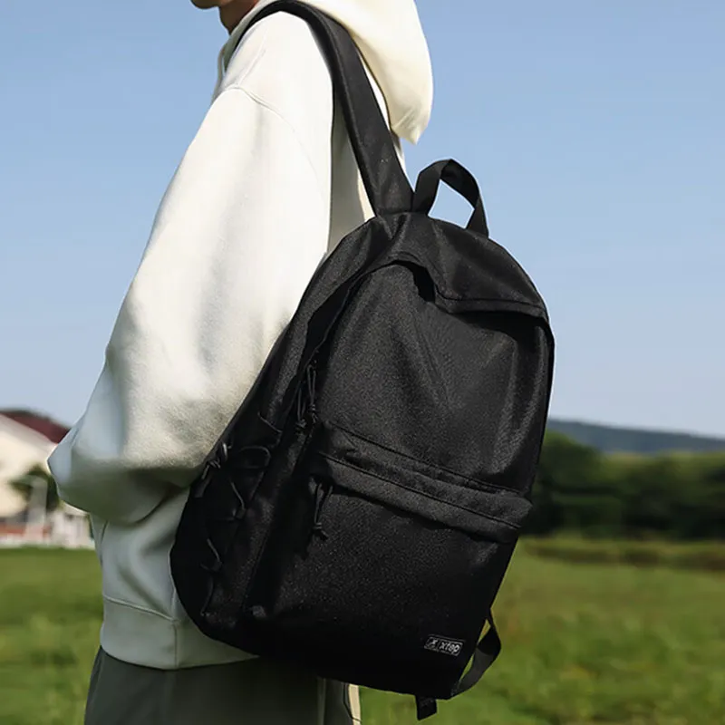 XTEP Polyester Backpack Regular Unisex Beige Black-8