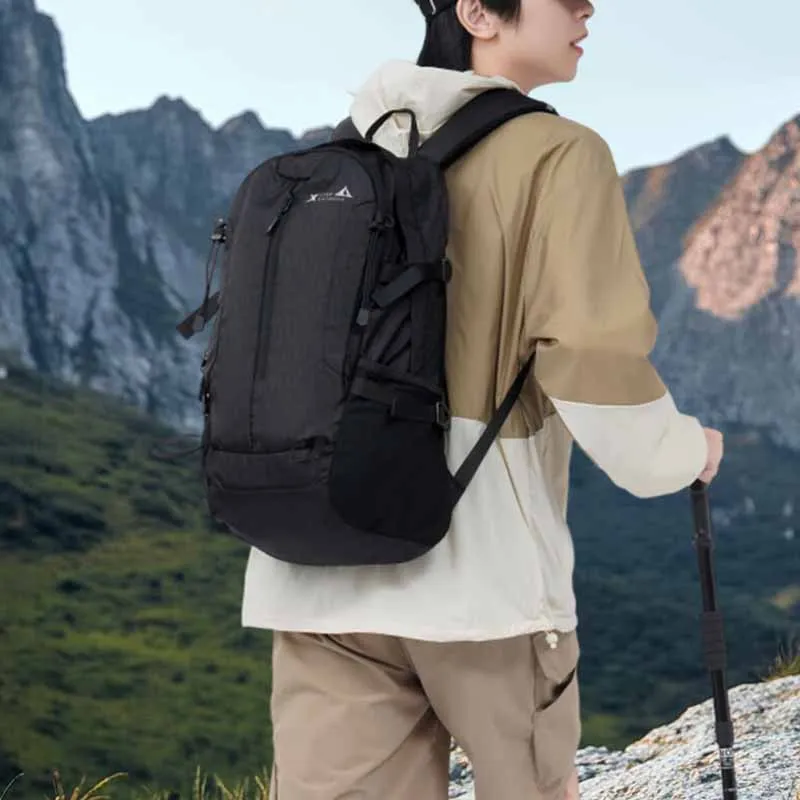 XTEP Fabric Backpack Regular Unisex Black-4