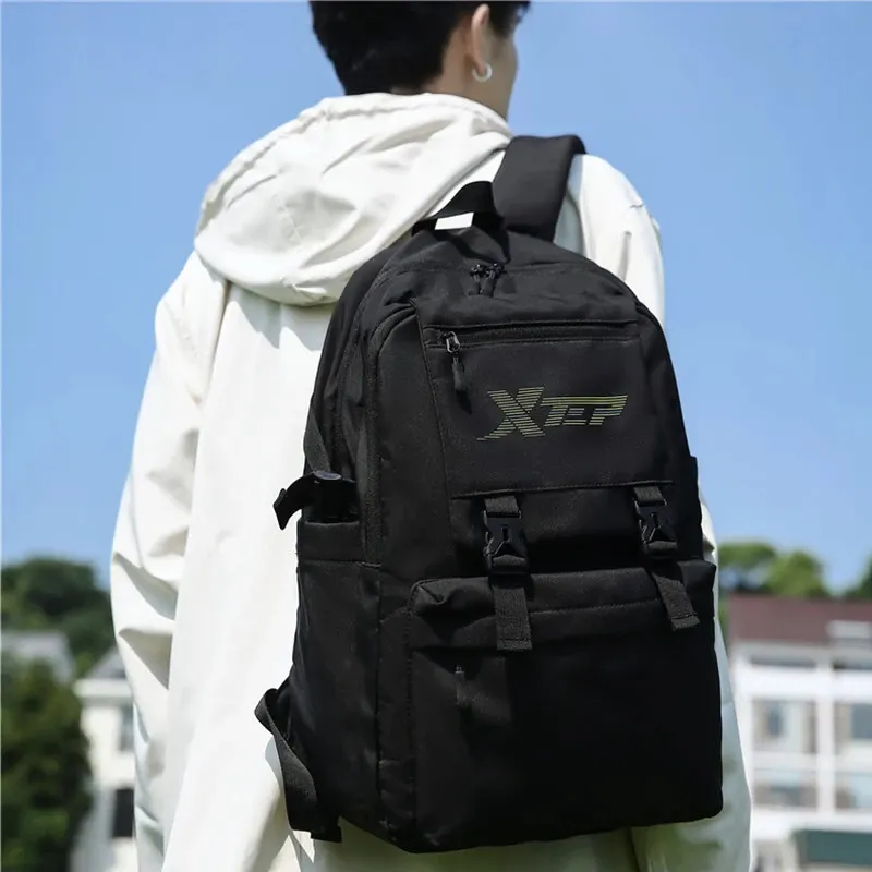 XTEP Oxford Backpack Unisex Red White-8