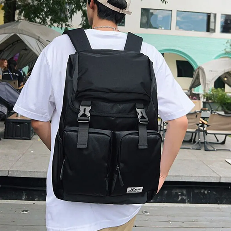 XTEP Polyester Backpack Regular Unisex Black-3