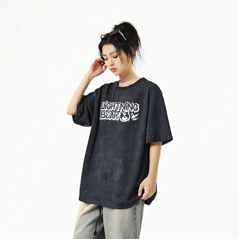 LIGHTNING BEAR T Shirts Unisex-2