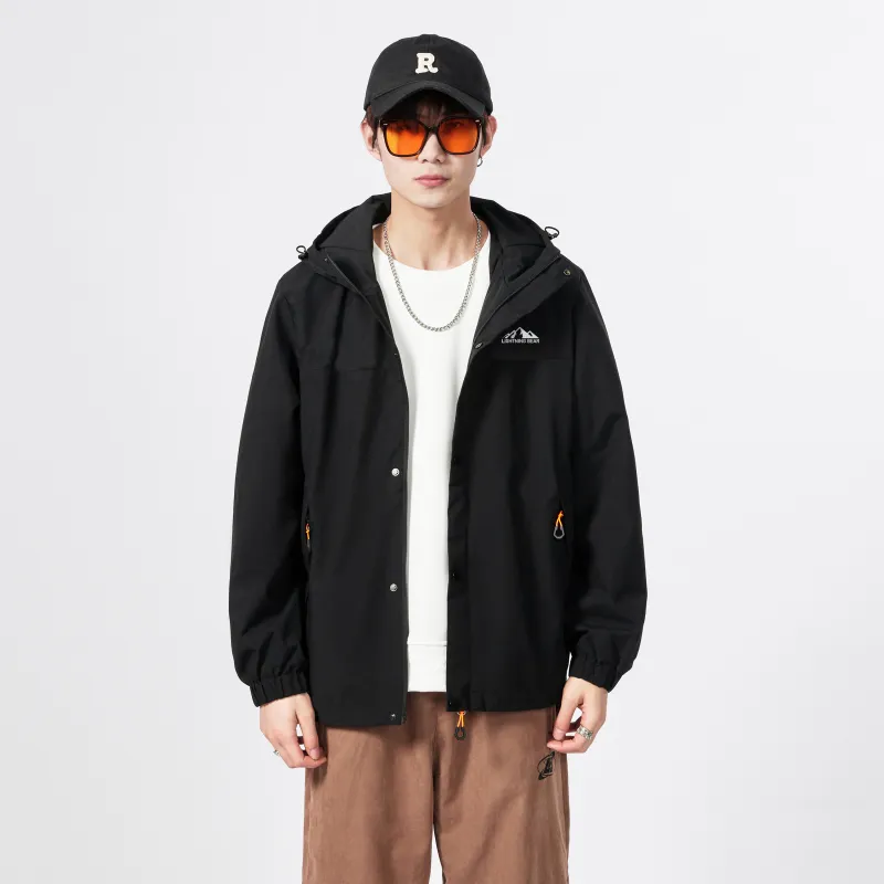 LIGHTNING BEAR Windbreaker Jackets Unisex-2