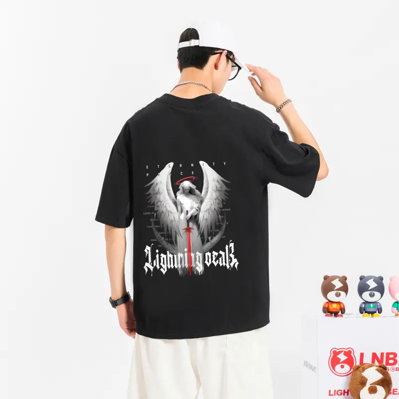 LIGHTNING BEAR T Shirts Unisex-3