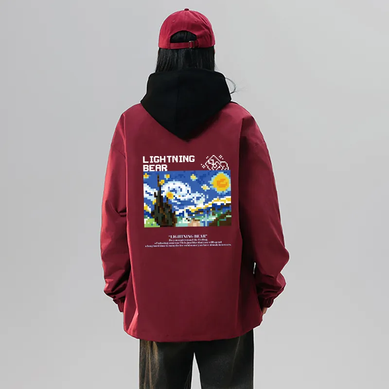 LIGHTNING BEAR Jackets Coats Unisex-23