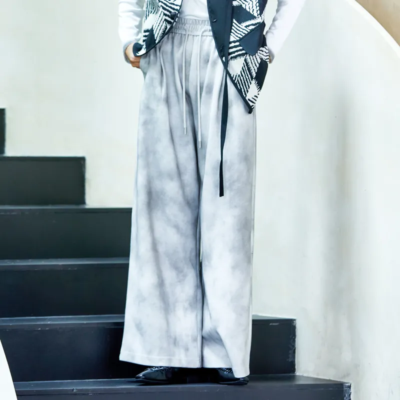 C.3000 Casual Pants Women's Silent Gray-2