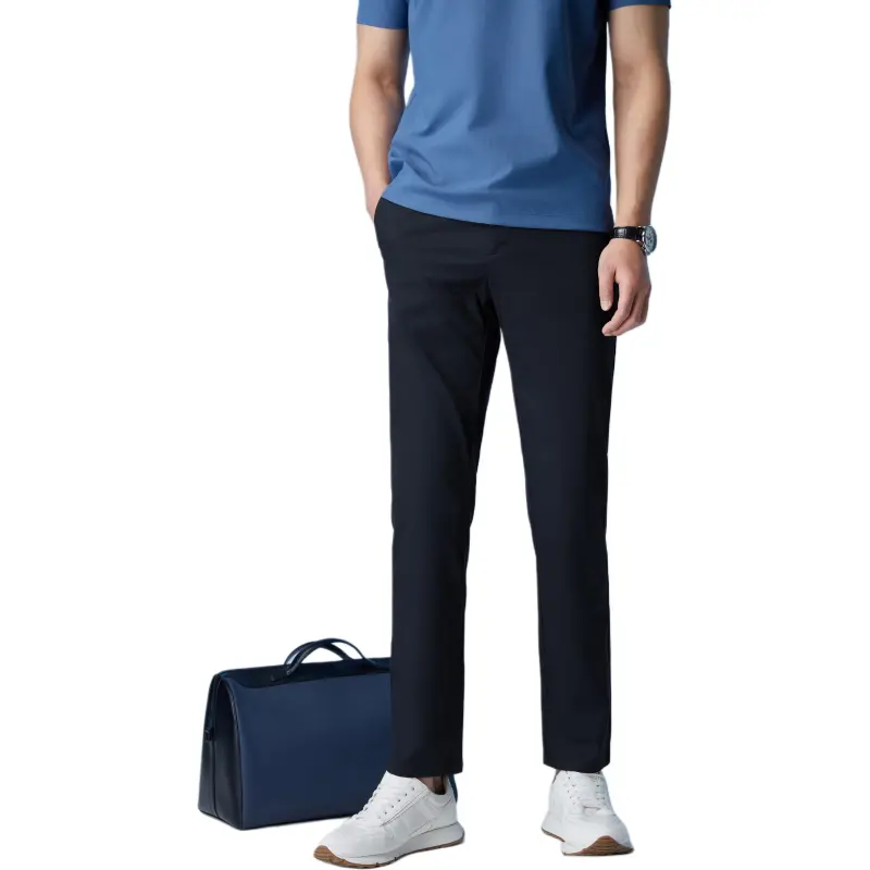 YOUNGOR Casual Pants Men's Dark Blue-4