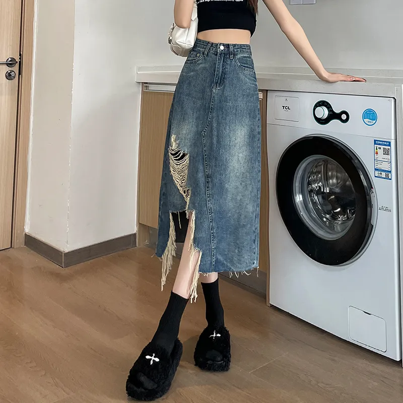 Jean West Denim Dresses & Skirts Women's-2