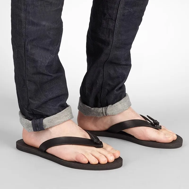 Voguhomme Rubber Sole Slip Resistant Flip Flops Men's-3