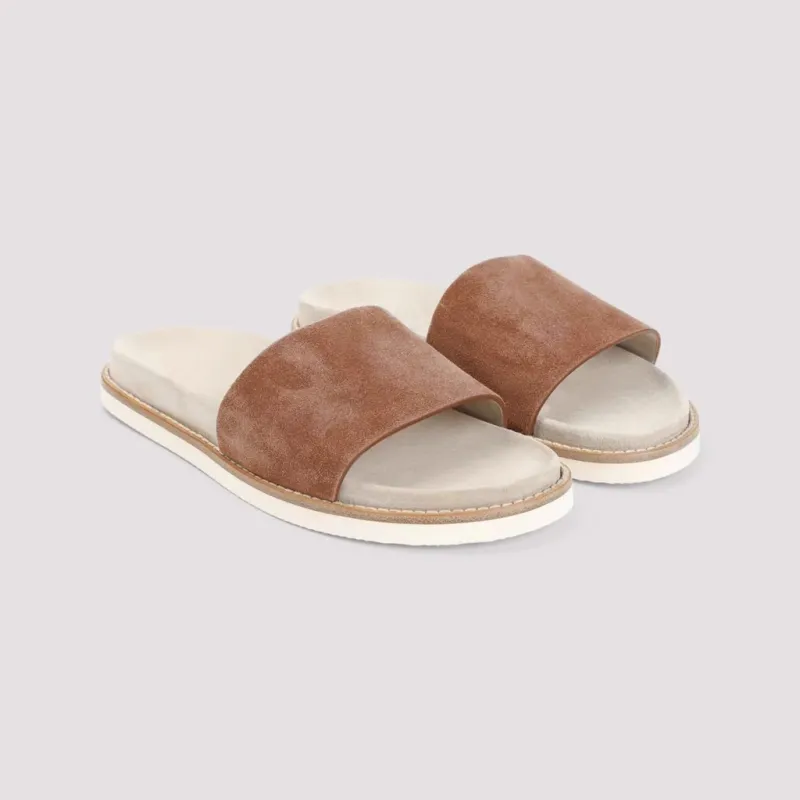 Voguhomme Rubber Sole Slip Resistant Slide Slippers Men's-4