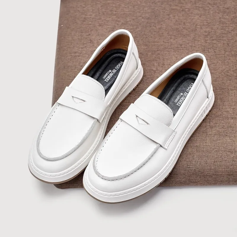 Voguhomme Loafers Men White-3