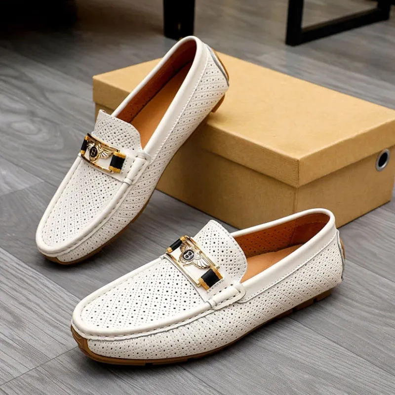 Voguhomme Casual Shoes Men's White-1